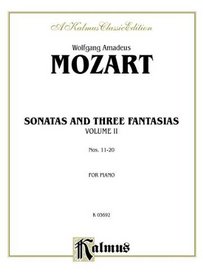 Sonatas and Three Fantasias, Vol. 2, Nos. 11-20 Piano (K03692) (Kalmus Edition)