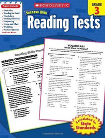 Scholastic Success With Reading Tests,  Grade 3