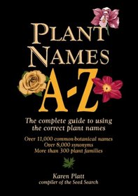 Plant Names A-Z