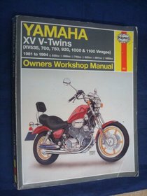Haynes Yamaha XV V -Twins 1981 to 1994: Xv535,7Oo,750,920,1000 & 1100 (Haynes Motorcycle Repair Manuals)