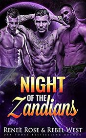 Night of the Zandians: A Reverse Harem Alien Warrior Romance (Zandian Brides)