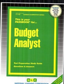 Budget Analyst (Career Examination series) (Career Examination Passbooks)
