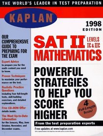 Kaplan Sat II: Mathematics Level Ic, IIC 1998 (Serial)