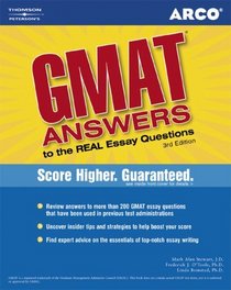 Gmat: Answers to the Real Essay Questions (Arco GMAT Answers to the Real Essay Questions)