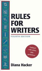 Rules for Writers: A Brief Handbook/With Update