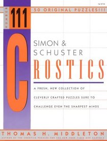 Simon  Schuster Crostics #111 (Ss Crostics)