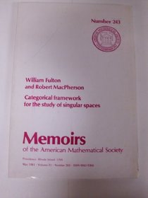 Categorical Framework for the Study of Singular Spaces (Memoirs of the American Mathematical Society)