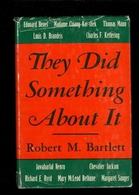 They Did Something About It (Essay index reprint series)
