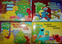 Complete Set of 4 Sesame Street Christmas Pop-up Books (Sesame Street Pop-up Christmas Books)
