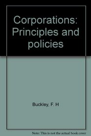 Corporations: Principles and policies