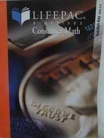 Alpha Omega Lifepac Consumer Math Test Key Unit 5-6