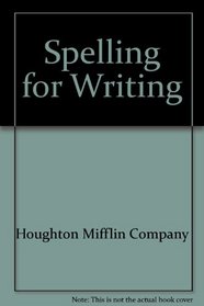 Spelling for Writing