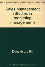 Sales Management (Studies in marketing management)