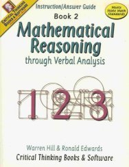 Mathematical Reasoning Through Verbal Analysis Book 2 Instruction/Answer Guide