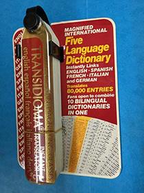 Transidioma: 10 Bilingula Dictionaries in One