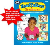 HandTalkers for Grammar: Parts of Speech Paper Games: Book and CD Rom