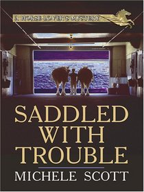 Saddled With Trouble (Horse Lover's, Bk 1) (Large Print)
