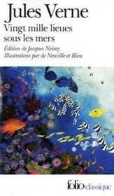 20000 Lieues Sous (Folio (Domaine Public)) (French Edition)