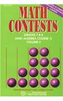 Math Contests - Grades 7 and 8 (And Algebra Course 1): School Years : 1996-1997 Through 2000-2001