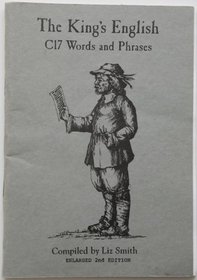 King's English: Seventeenth Century Words and Phrases