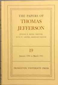 The Papers of Thomas Jefferson, Vol. 19