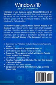Windows 10: 2016 User Guide and Manual: Microsoft Windows 10 for Beginners (Windows 10 for Dummies)