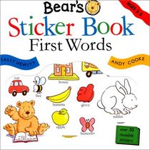 Bear's Sticker Book: First Words: Over 30 Reusable Stickers