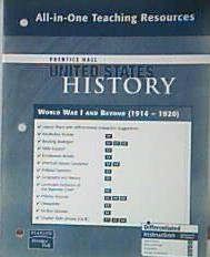 Prentice Hall United States History All-in-One Teaching Resources. (Paperback)
