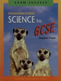 Foundation Science to GCSE.