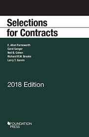 Selections for Contracts, 2018 Edition (Selected Statutes)