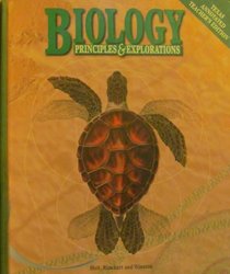 Texas Annotated teacher's edition Biology: Principles & Explorations 98