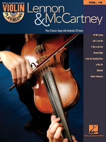 Lennon & Mccartney Violin Play-Along Volume 19 (Bk/Cd)