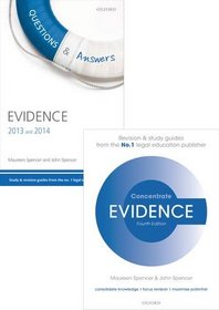 Evidence Revision Pack 2015: Law Revision and Study Guide (Concentrate)