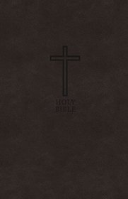 KJV, Value Thinline Bible, Compact, Imitation Leather, Black, Red Letter Edition