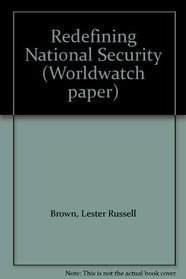 Redefining National Security (Worldwatch paper)