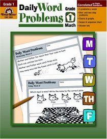 Daily Word Problems: Math, Grade 1