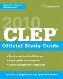 CLEP Official Study Guide 2010