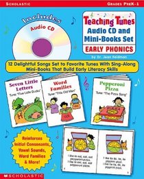 Teaching Tunes Audio CD and Mini-Books Set: 12 Delightful Songs Set to Favorite Tunes with Sing-Along Mini-Books That Build Early Literacy Skills