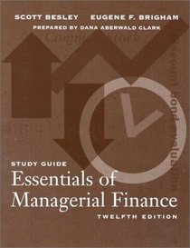 Essentials of Managerial Finance, Study Guide
