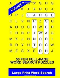 Large Print Word Search Vol. 9