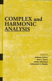 Complex Harmonic Analysis