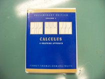 Calculus: a Graphical Approach Preliminary Edition (Calculus)