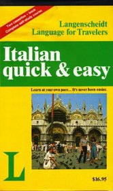 Italian Quick & Easy (Langenscheidt Language for Travelers)