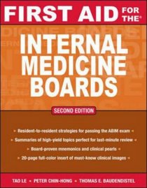 First Aid for the Internal Medicine Boards (First Aid)