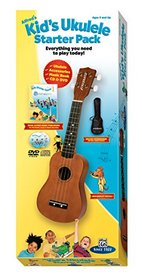 Alfred's Kid's Ukulele Course, Complete Starter Pack: Everything You Need to Play Today! (Book, CD, DVD, Ukulele & Accessories) Boxed Set