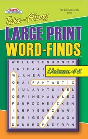 Take-Along Large Print Word Find Puzzle Book-Vol.48