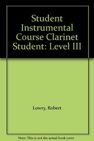 Student Instrumental Course Clarinet Student