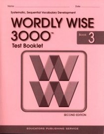 Wordly Wise 3000 Grade 3 Single Test - 2nd Edition