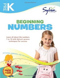 Pre-K Beginning Numbers (Sylvan Workbooks) (Math Workbooks)