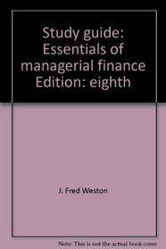 Study guide: Essentials of managerial finance
